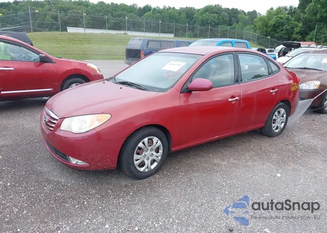 2010 Hyundai Elantra Gls z USA, uszkodzony, nr VIN KMHDU4AD2AU108396